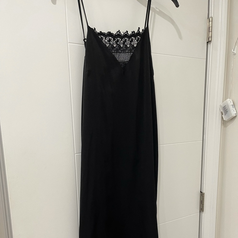 Bcbg sleek slip dress